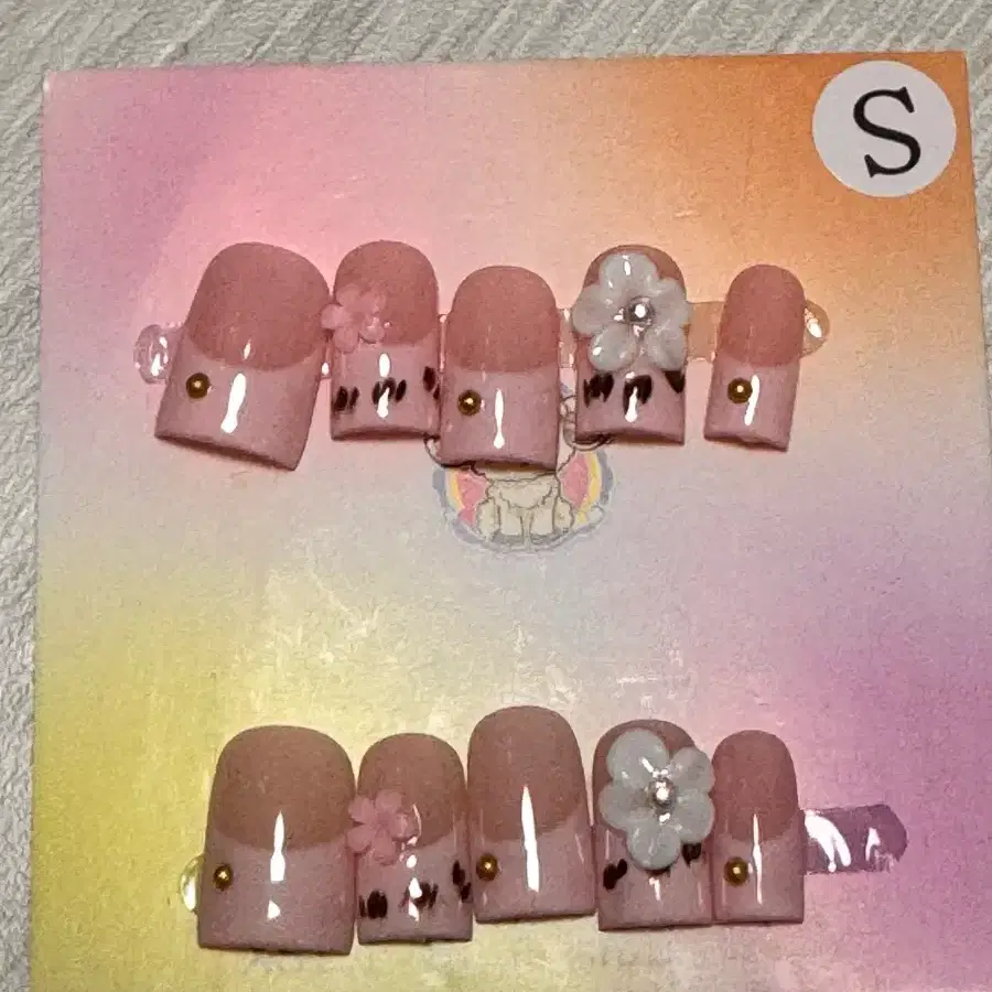 하와이안 네일팁 개당 1500원