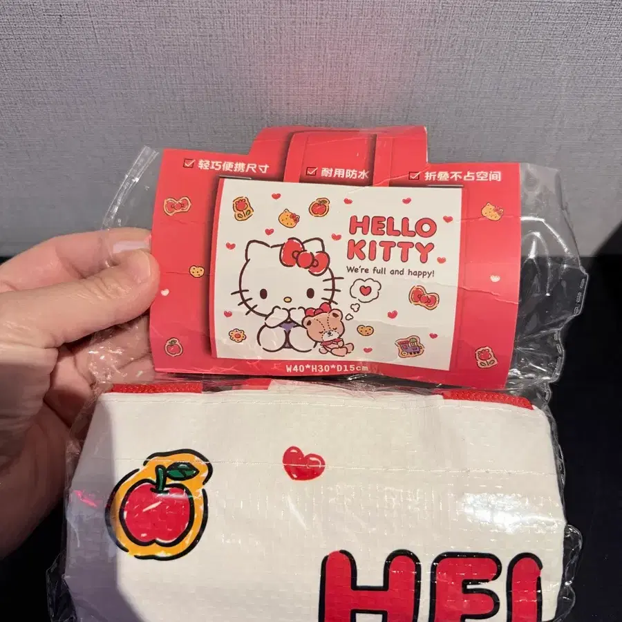 헬로키티 타포린 쇼핑백
