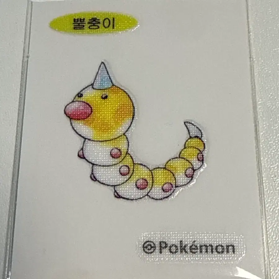 포켓몬 띠부씰 뿔충이 / 포켓몬스터 30주년 오리지널 아트웍 띠부씰