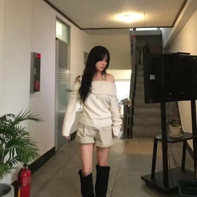 새상품) 아워캐비넷 반바지 S
