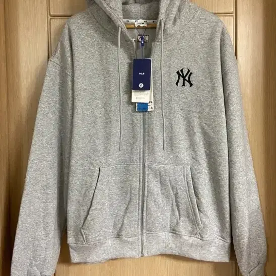 MLB 뉴욕 양키스 그레이 후드집업 XL~XXL