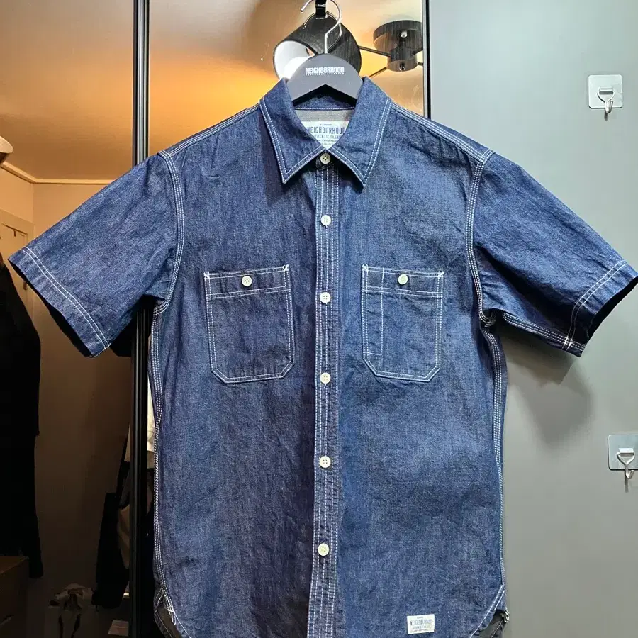 NEIGHBORHOOD 16ss HEADLIGHT 데님서츠