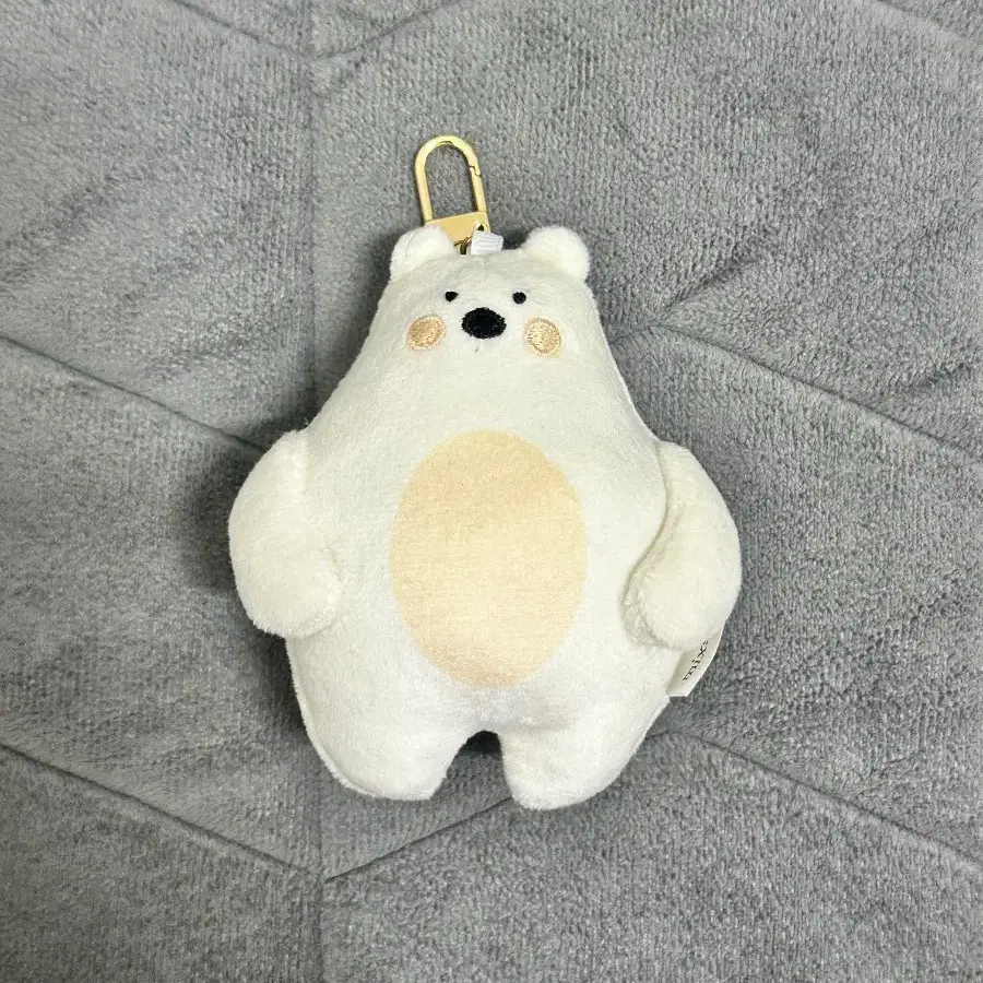 믹순 흰색 곰돌이 키링