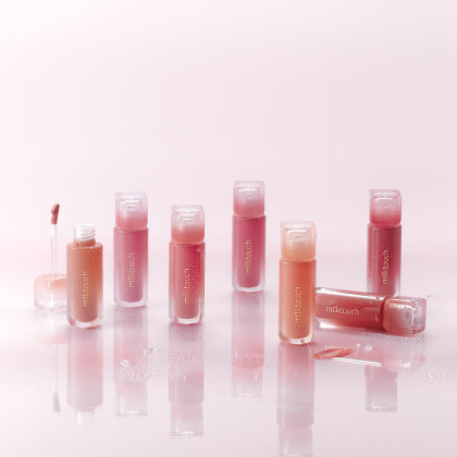 미개봉) 밀크터치 듀스테인 쉬어 립 글로스 틴트 07 모브샤워 4ml 쿨톤 물먹광