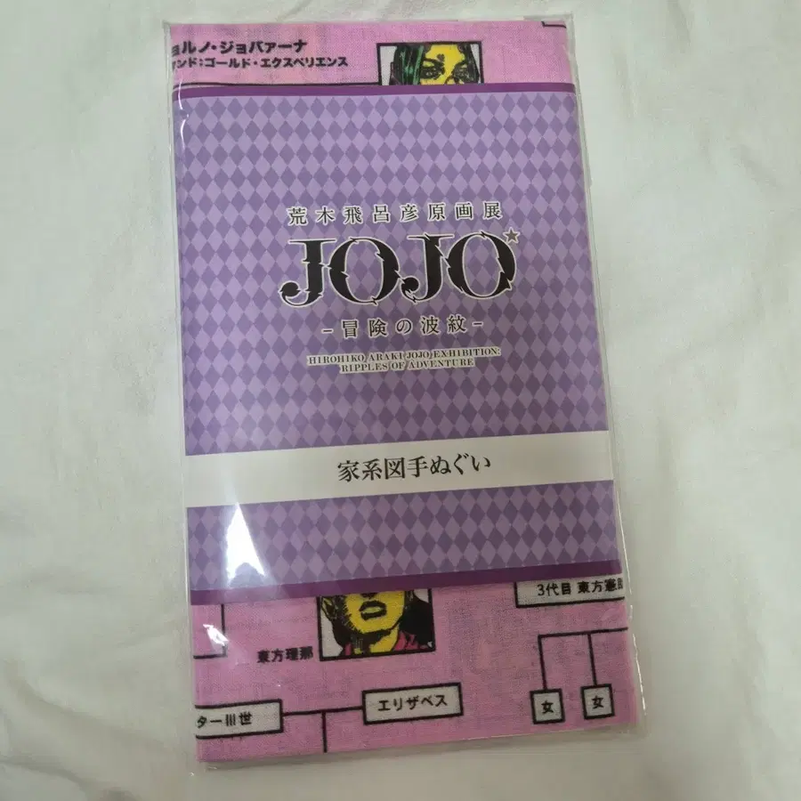 죠죠 전시회 가계도 타올