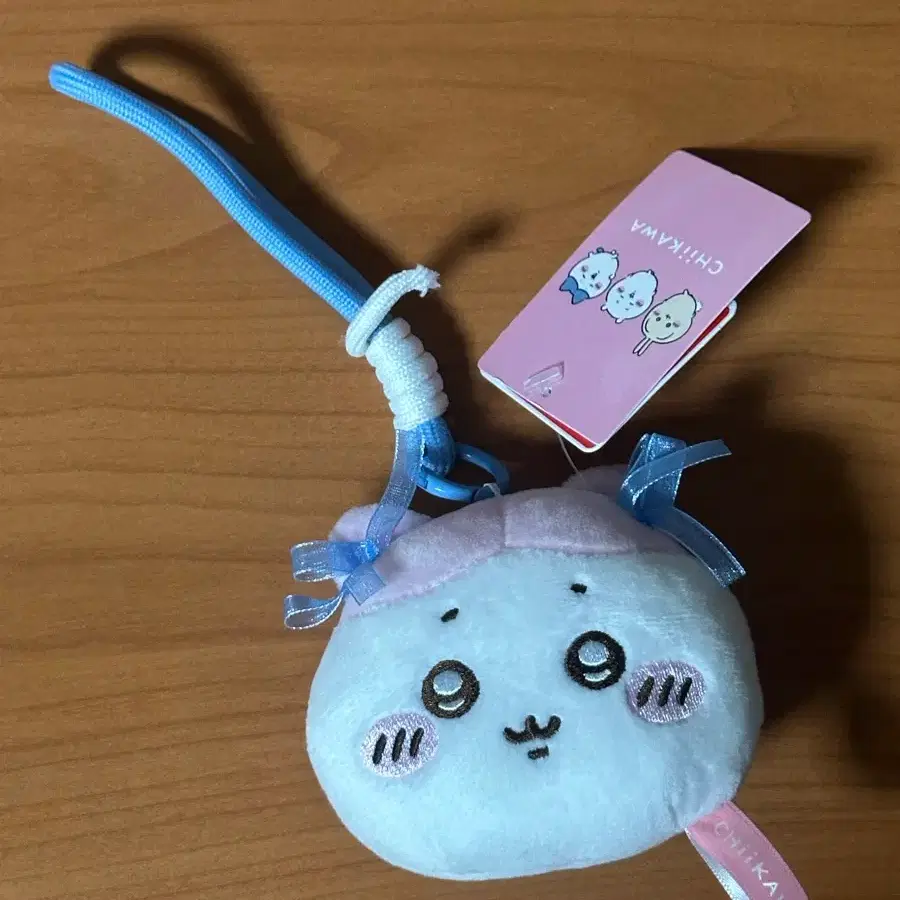 치이카와 리본페이스 인형 키링 하치