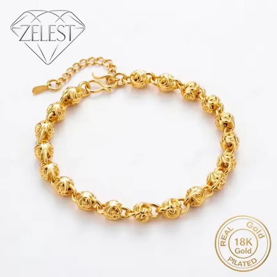18K 골드 도금 팔찌