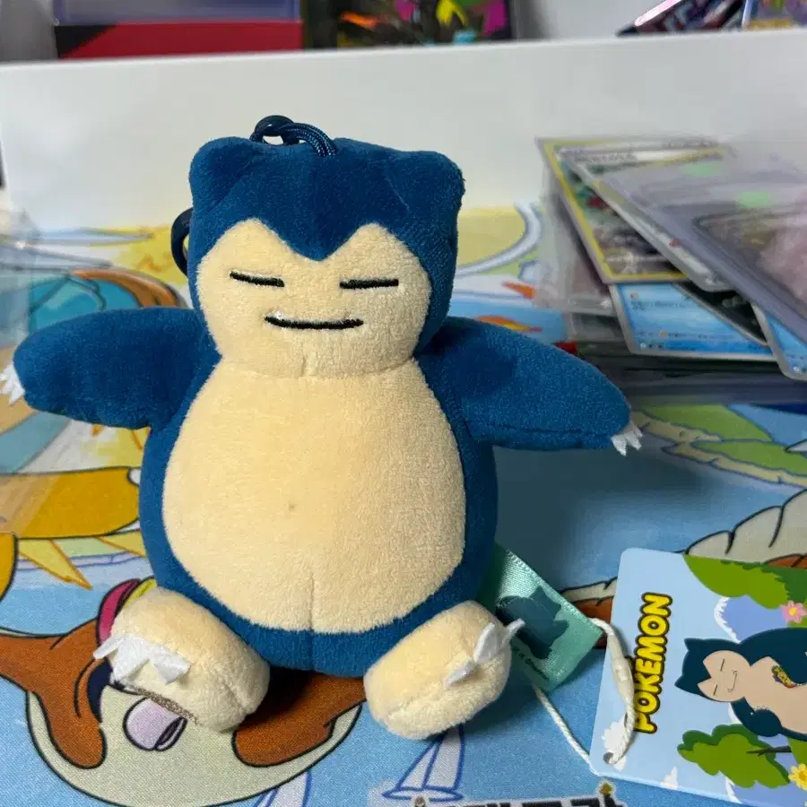 포켓몬스터 잠만보 인형 키링