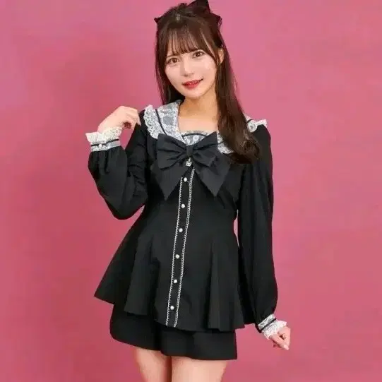 시크릿 허니 세일러 셋업