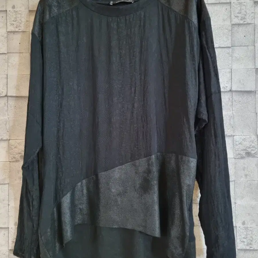 자라 zara 블랙 비스코스 블라우스