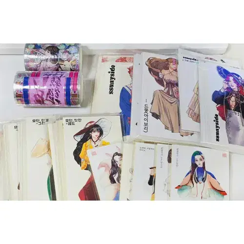 무배) 인스350장 3D박 까만너구리 시월토끼 진아 인믹 인물 다꾸 디테 마테 롤테이프