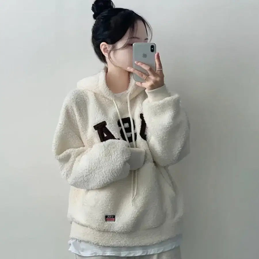 (급전) 에이블리 겨울 양털 후드티
