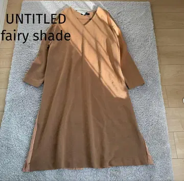 UNTITLED fairy shade 새틴 플리츠 절개 원피스 48
