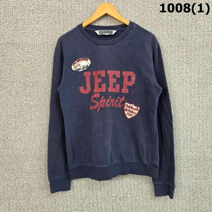 JEEP 스피릿 맨투맨 네이비 m