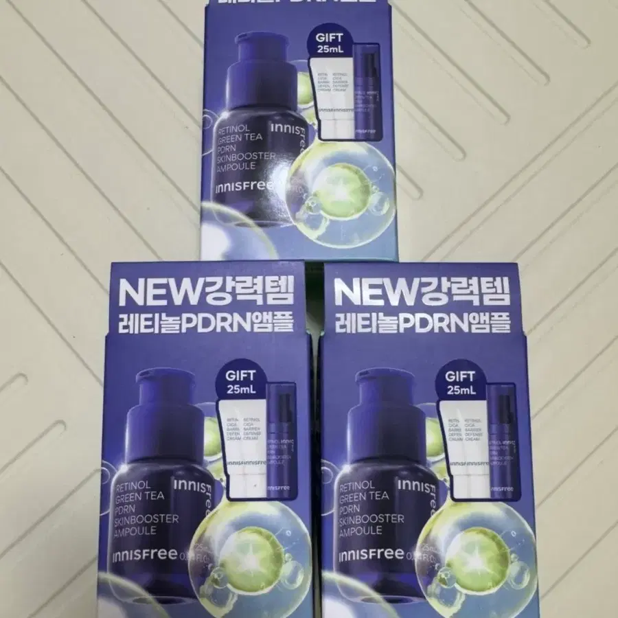 이니스프리 레티놀 PDRN 앰플 25ml +5ml + 흔적크림20ml