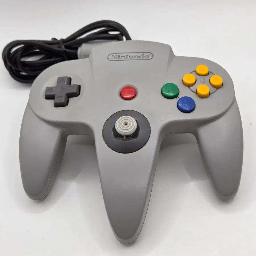 N64 닌텐도64 정품 컨트롤러 그레이 (344)