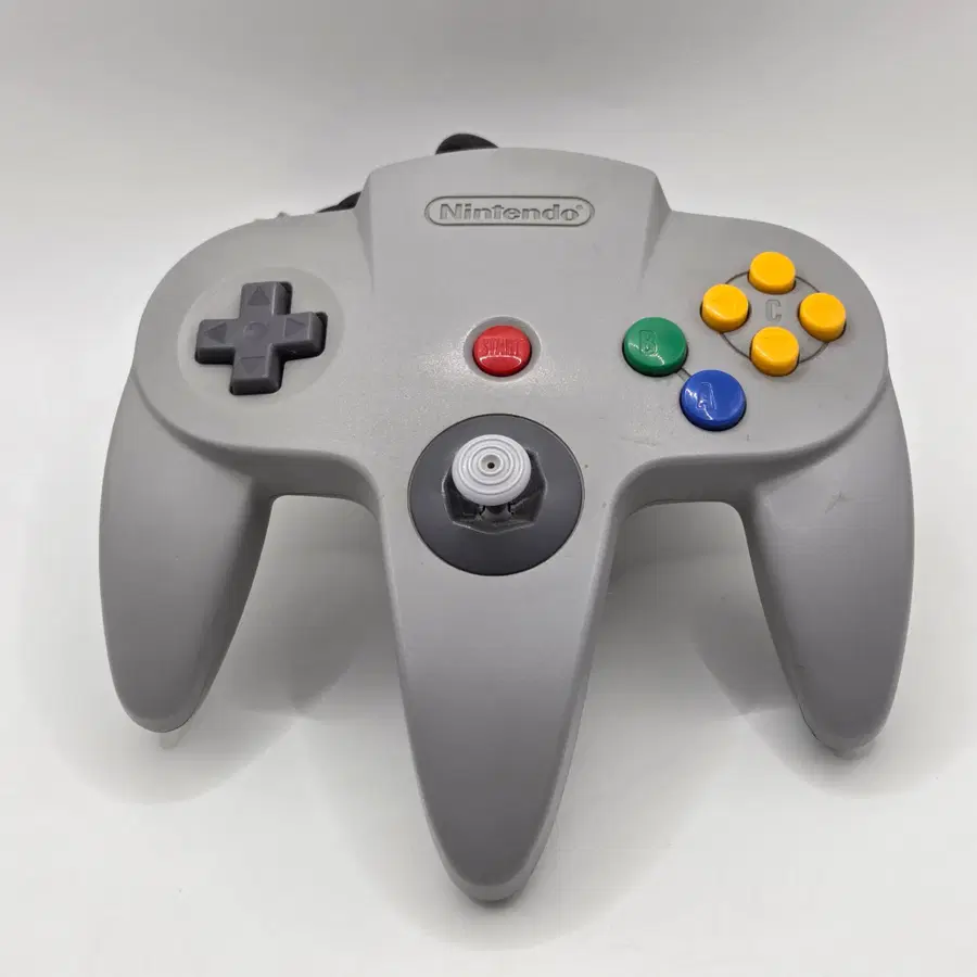 N64 닌텐도64 정품 컨트롤러 그레이 (345)