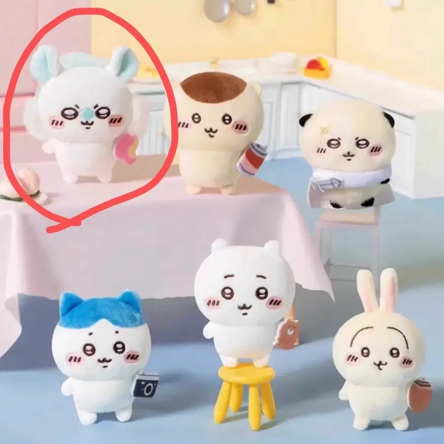 치이카와 미니소 냉장고 미니 자석 마스코트 인형 랜덤 리틀가드 모몽가
