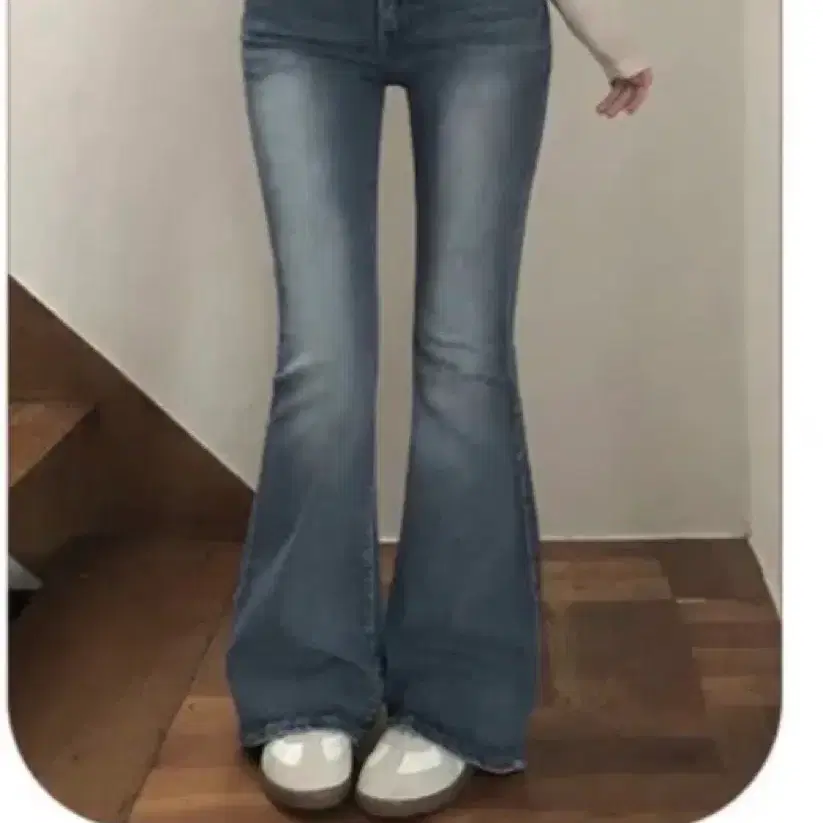 골반뽕 연청 청바지
