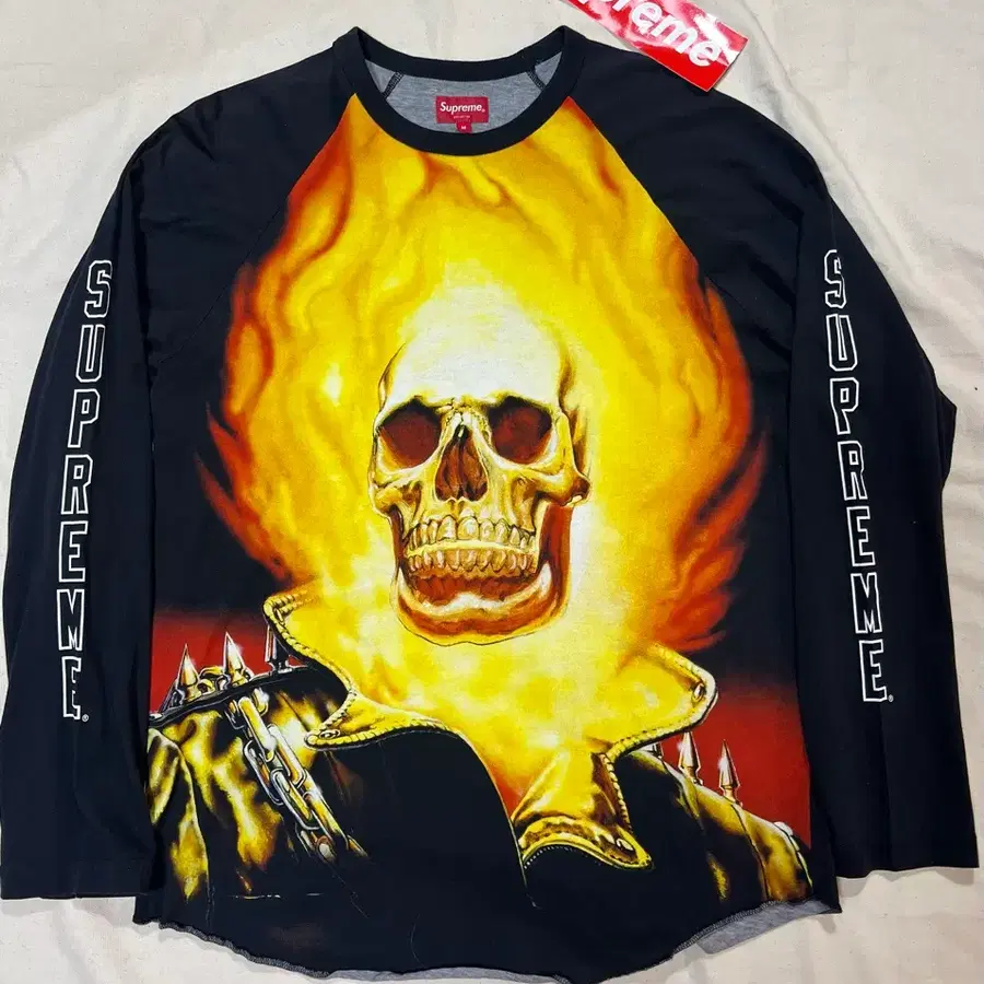 Supreme Ghost Rider Raglan L/S Top Black (19SS)