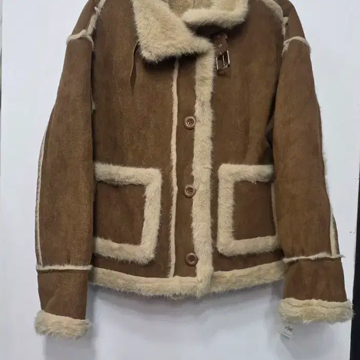 르샵 여성 무스탕 자켓