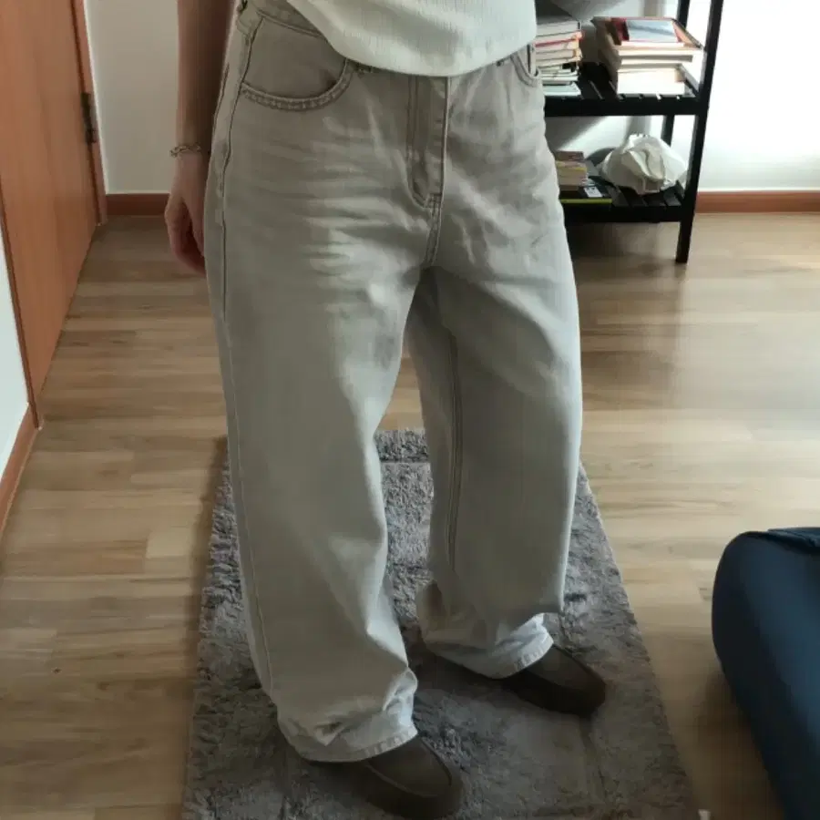 시스에이 뉴트럴 세미 와이드 데님 팬츠 S사이즈