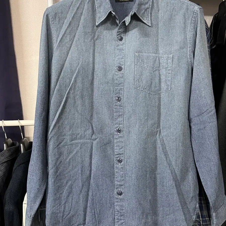 Rrl 데님 셔츠 / 더블알엘 샴브레이 워크 웨스턴