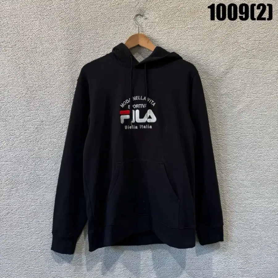 휠라 후드티 블랙 xl