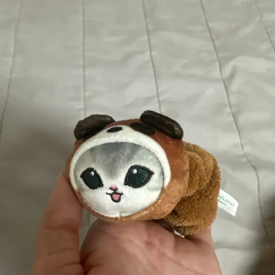 모후산도 모프샌드 브라운 헤어 스크런치 머리끈