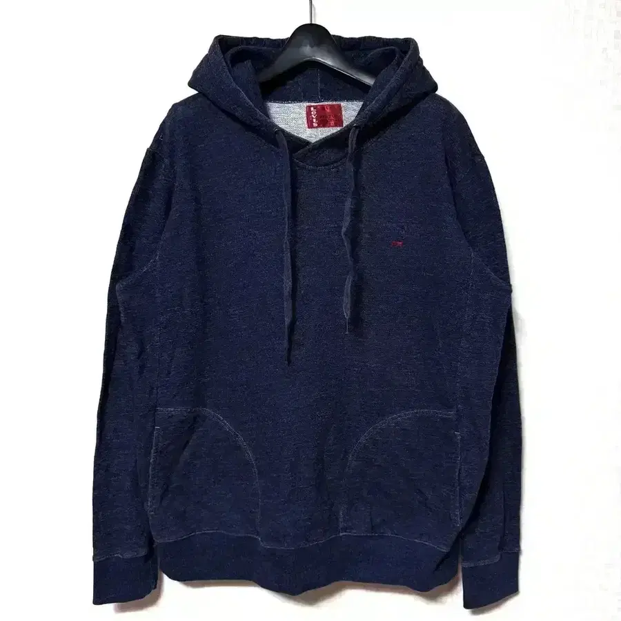 [L,100]리바이스 스몰로고 후드티 곤색 levis