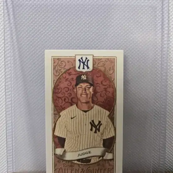 topps 2026 앨런앤긴터 저지 야구 카드