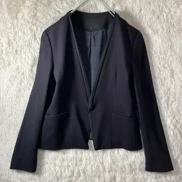 새상품급 iCB 아이씨비 노카라 자켓 긴팔 네이비 XXL