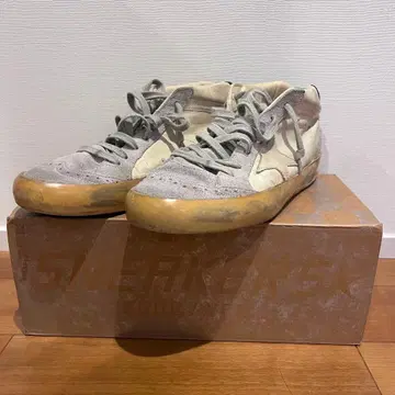 레어 정품 GOLDEN GOOSE MID STAR 사이즈 35 스니커즈