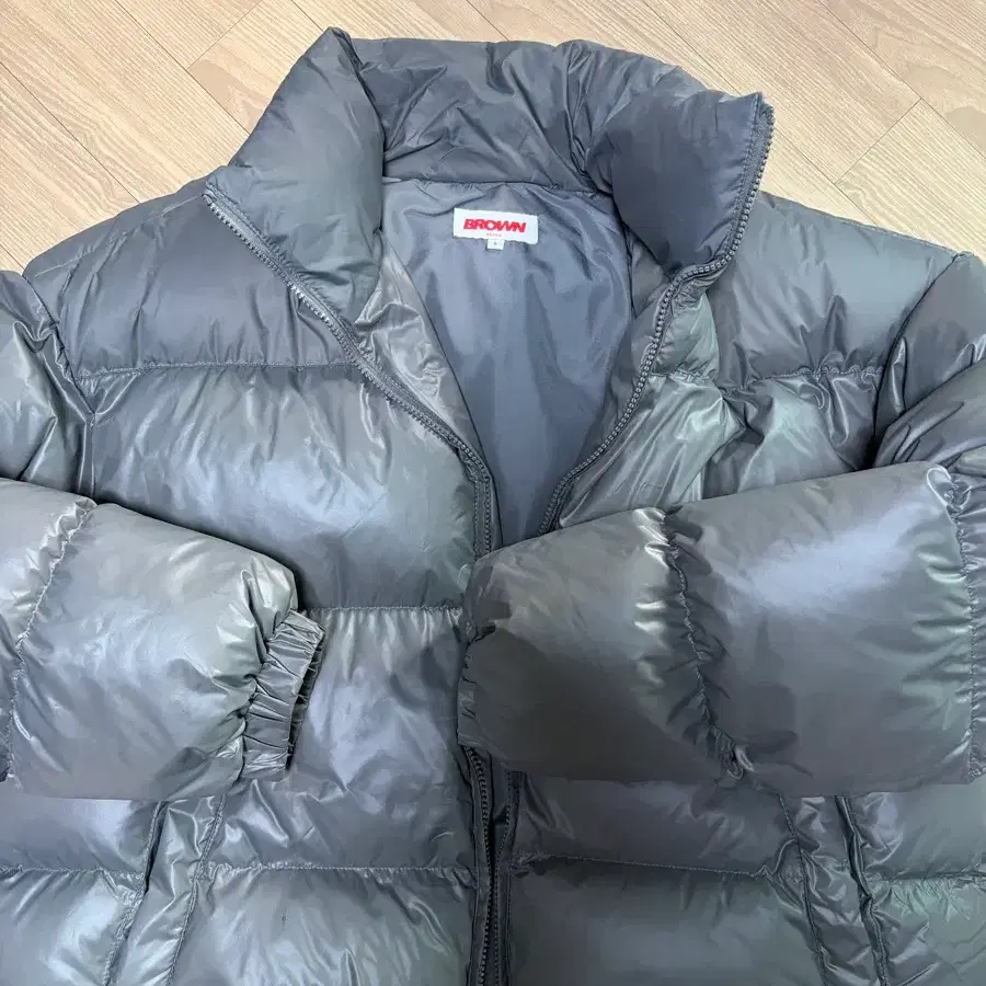 BROWN SEOUL 패딩 그레이L