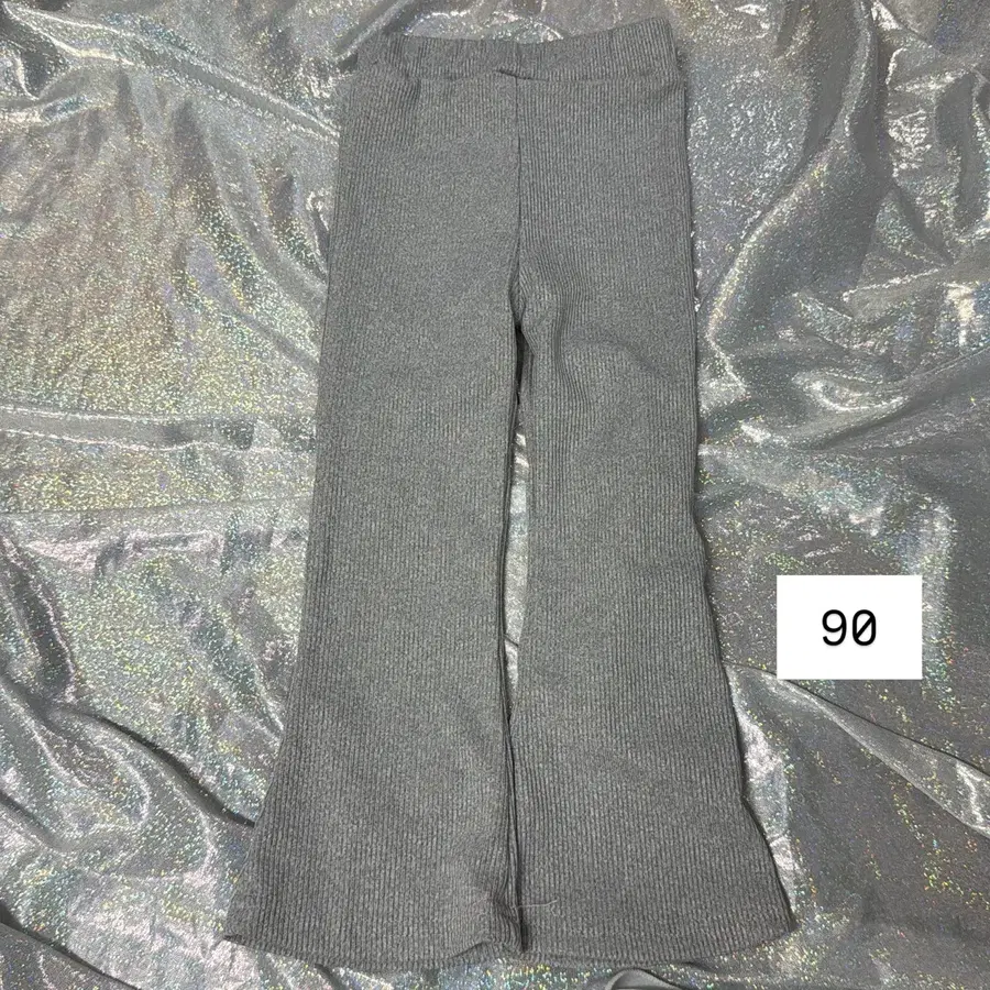 아기옷) 골지 부츠컷 팬츠 90