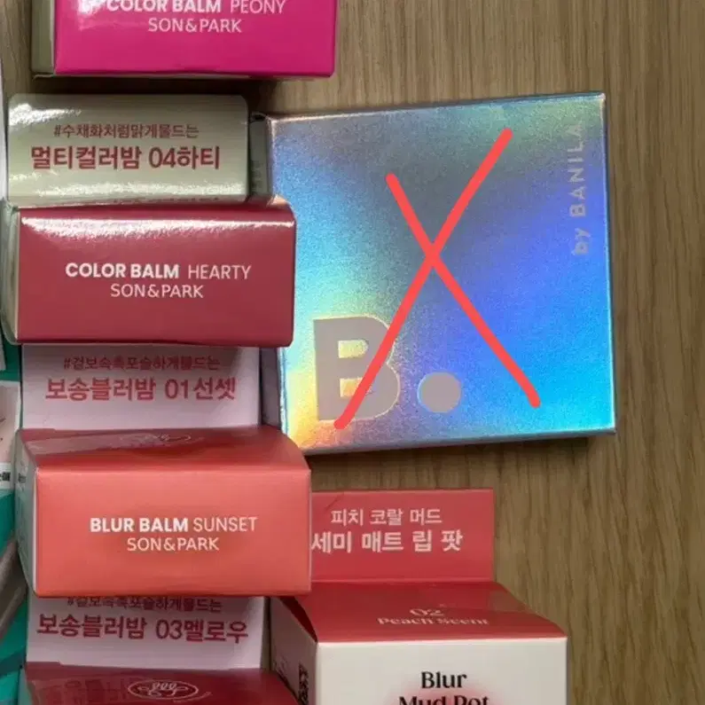 새상품 일괄 6천원 멀티컬러밤 립 팟 5종