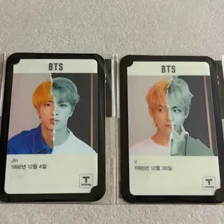 방탄소년단 티머니 버스카드 일괄
