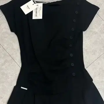 미세키서울 Pleats button mini 원피스 BLACK | 미니 원피스 | 번개