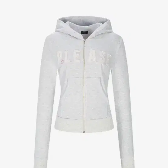 Dorothy Logo Patch Hoodie (White Melange)