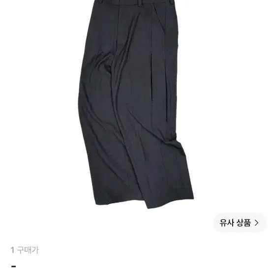 1사이즈) 논노드 플렉서 사이드 슬랙스 차콜 그레이