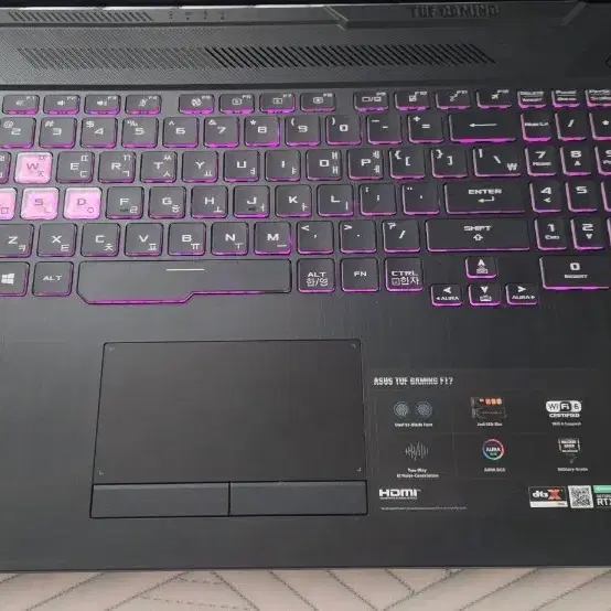 ASUS TUF F17 게이밍 노트북 3050ti