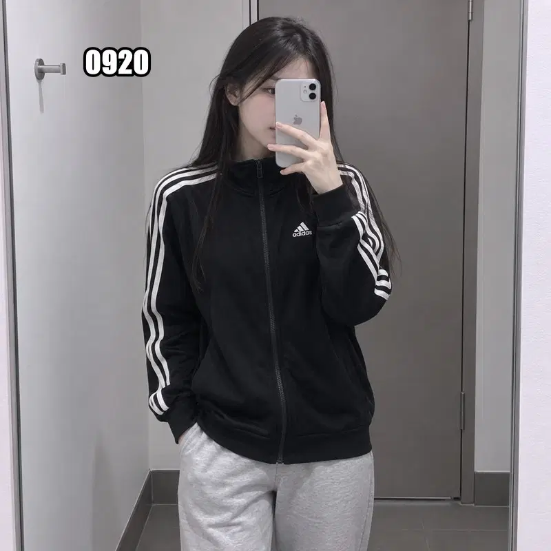 S 아디다스 머스트해브 3ST 웜업 자켓