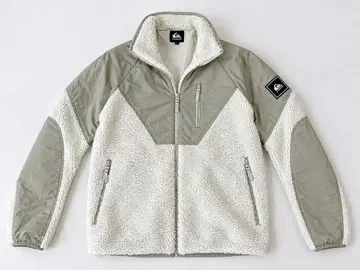 QUIKSILVER 보아 자켓 플리스 베이지 남성용 M