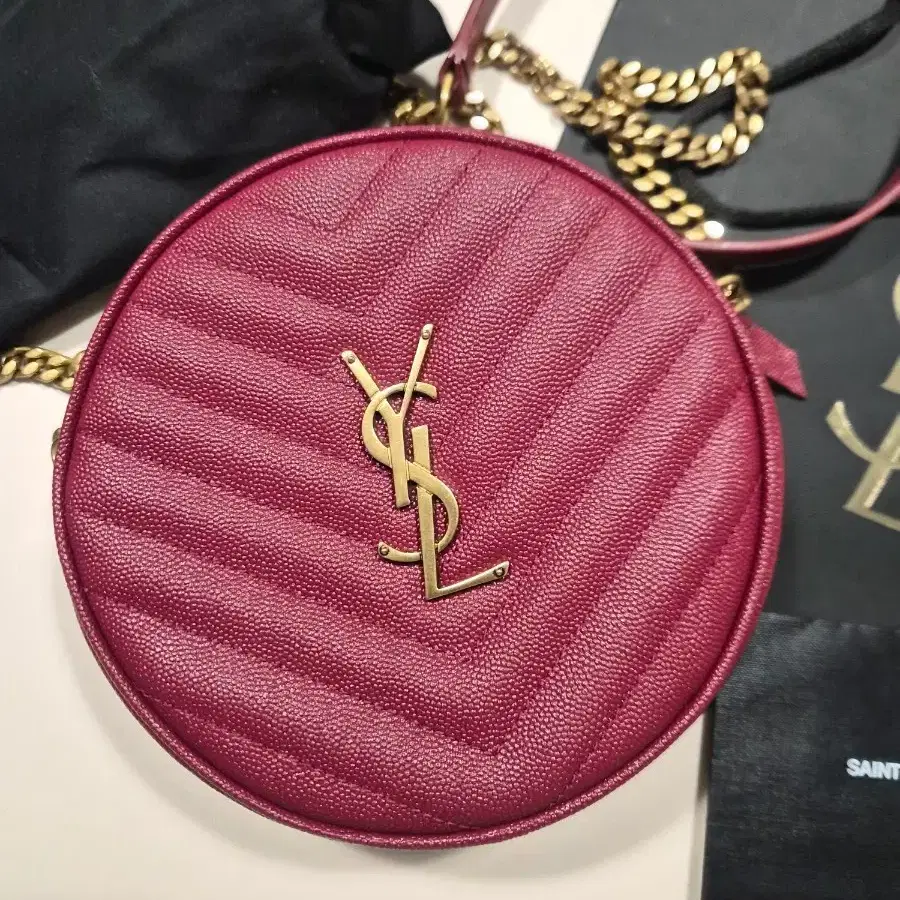 생로랑 YSL 탬버린백 레드