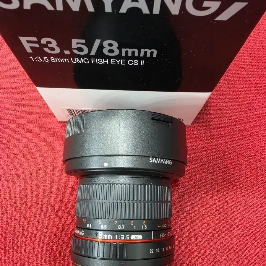 삼양 8mm F3.5 fish-eye cs2 캐논마운트 어안렌즈
