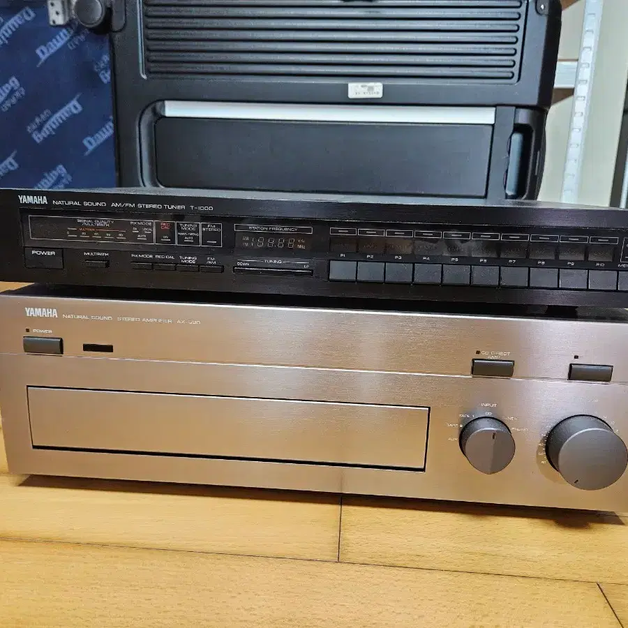 야마하 앰프와 튜너입니다