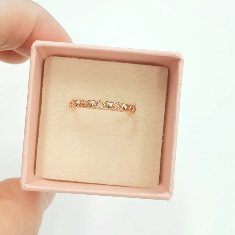 하트 은반지 (j84)