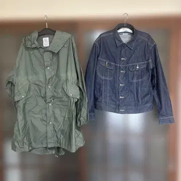 us army 스노우 파카 & Lee 데님 자켓