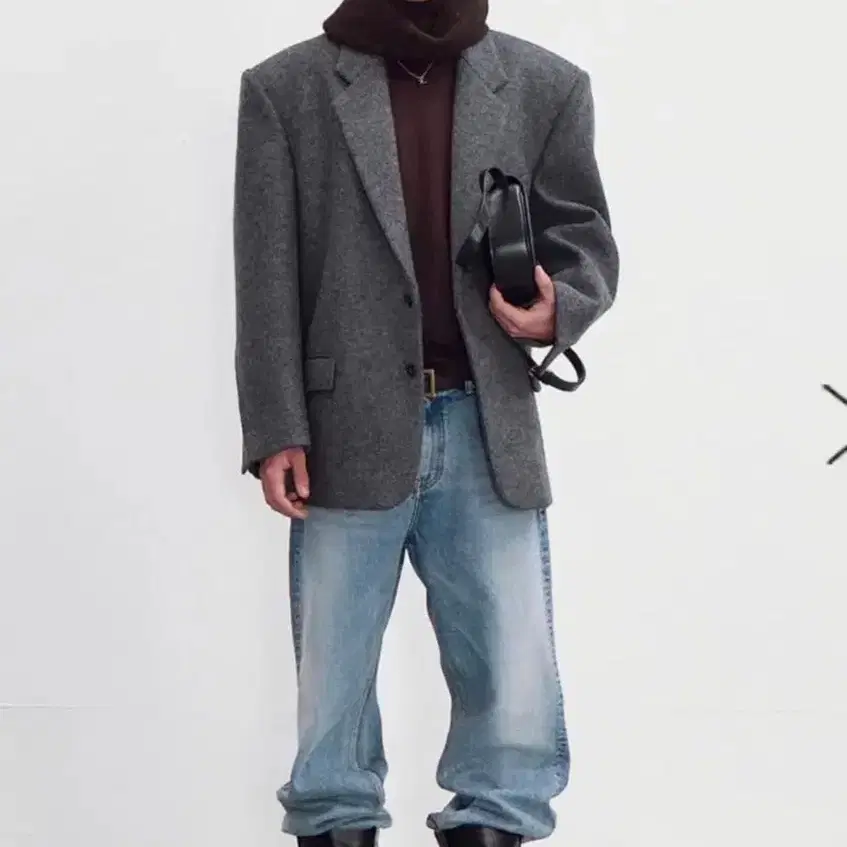 렉토 버진 울 블레이저 M