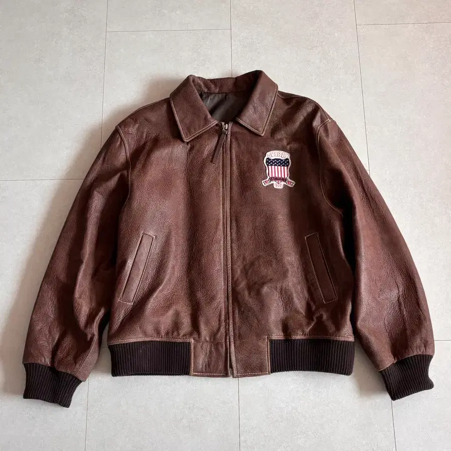 90s 빈티지 아비렉스 레더 봄버 자켓 XL